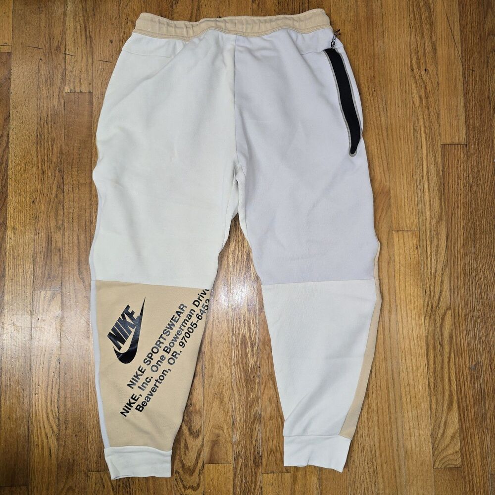 Nike Tech Fleece Jogger Pants - Sesame/Beige/Black Size XL - Picture 4 of 6